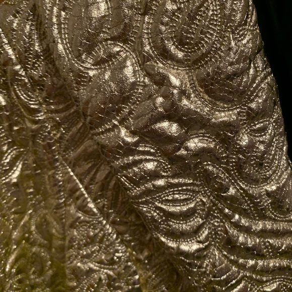 Michael Kors shilted gold baraque jacket - Picture 3 of 9